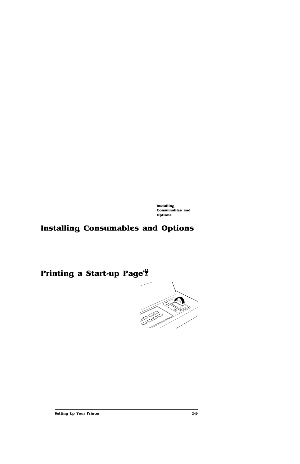 Installing consumables and options, Installing consumables and options -9 | IBM Print System QMS 4032 User Manual | Page 25 / 86