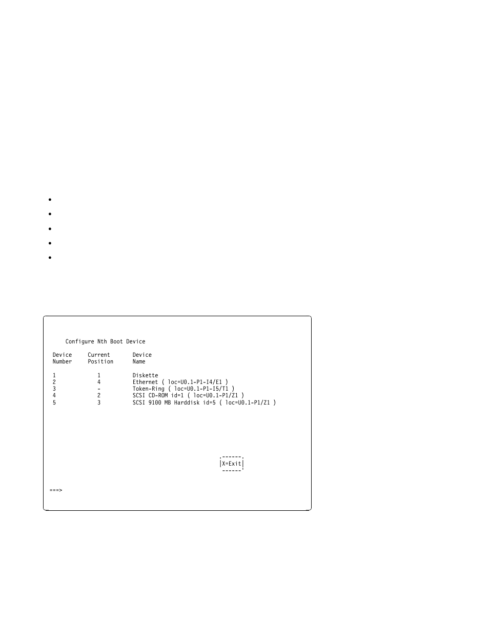 Ok prompt, Multiboot startup <off | IBM Enterprise Server H80 Series User Manual | Page 108 / 230