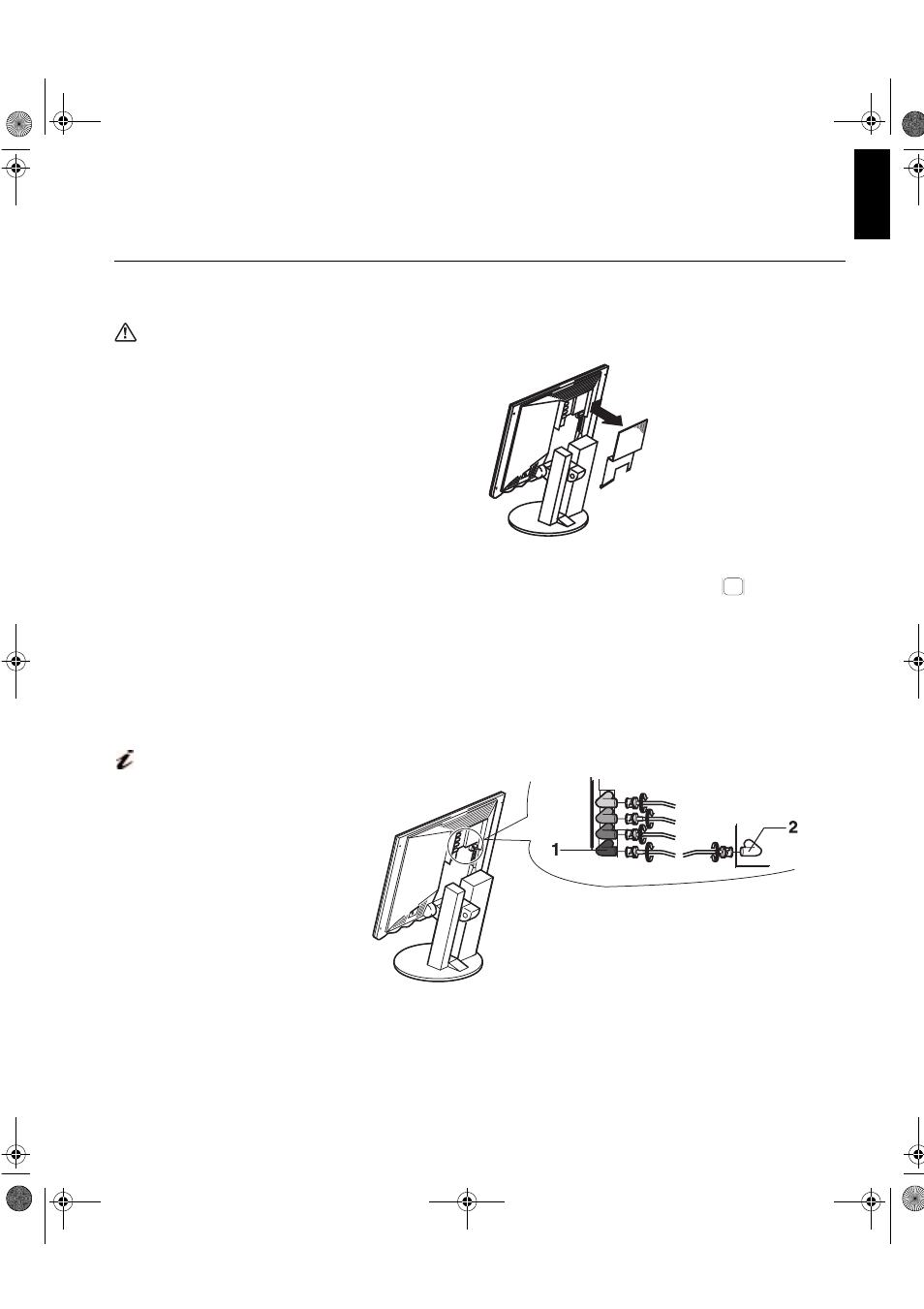 Connecting your monitor | IBM 9516-BXX User Manual | Page 18 / 61