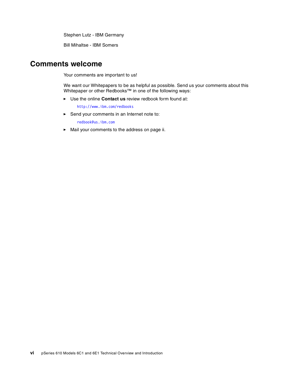 Comments welcome | IBM 6C1 User Manual | Page 8 / 42