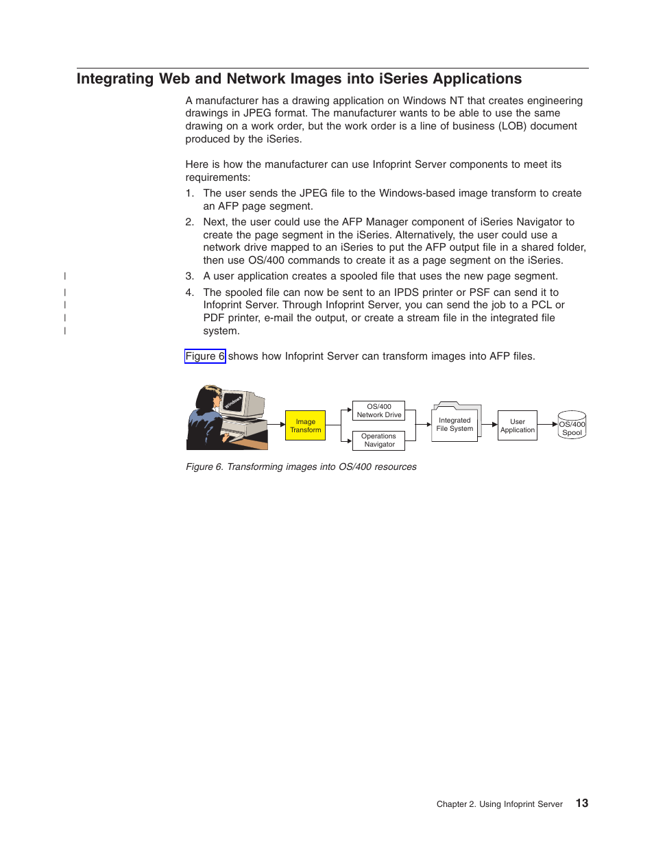 Transforming images into os/400 resources | IBM G544-5774-01 User Manual | Page 25 / 56