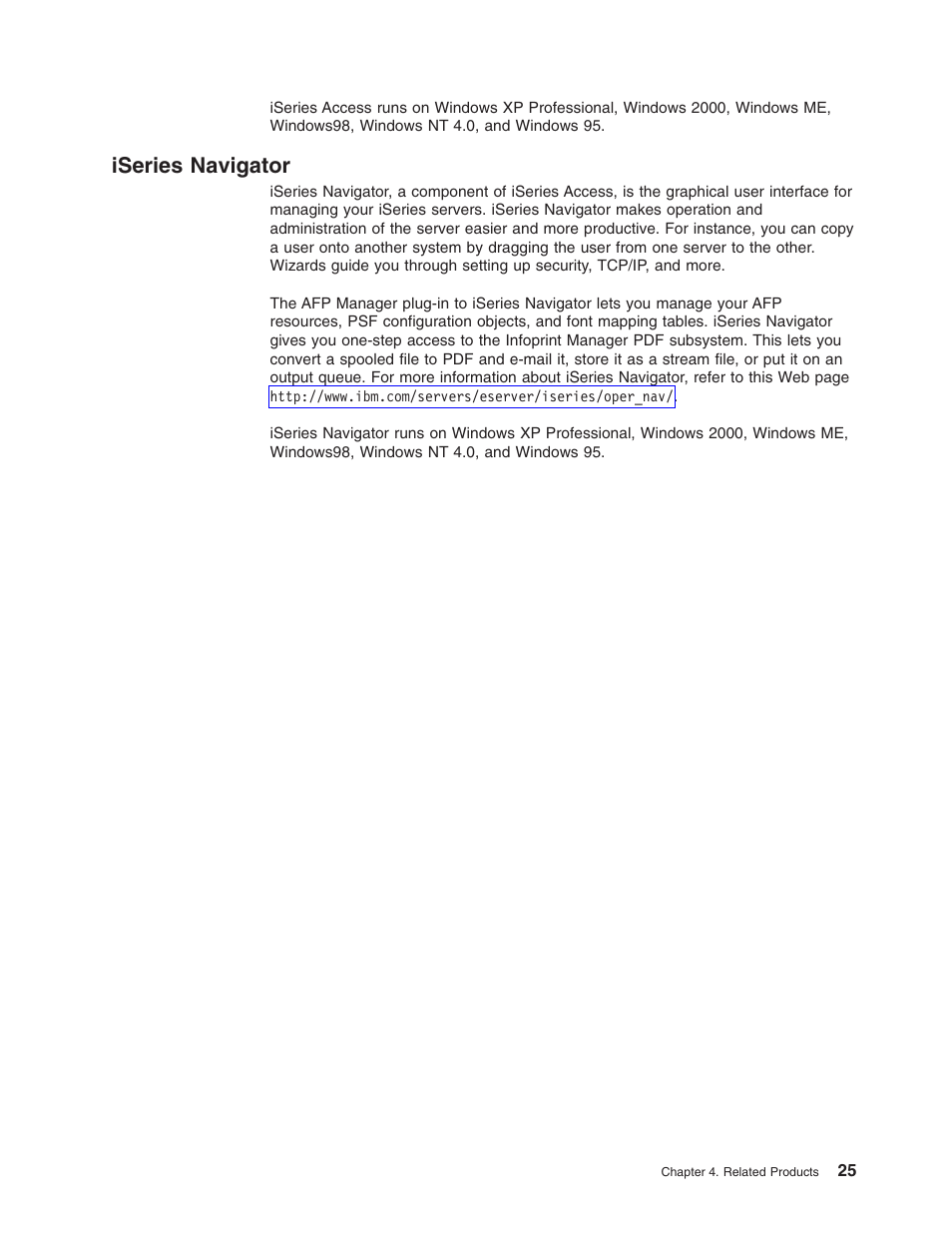 Iseries navigator | IBM G544-5774-01 User Manual | Page 37 / 56