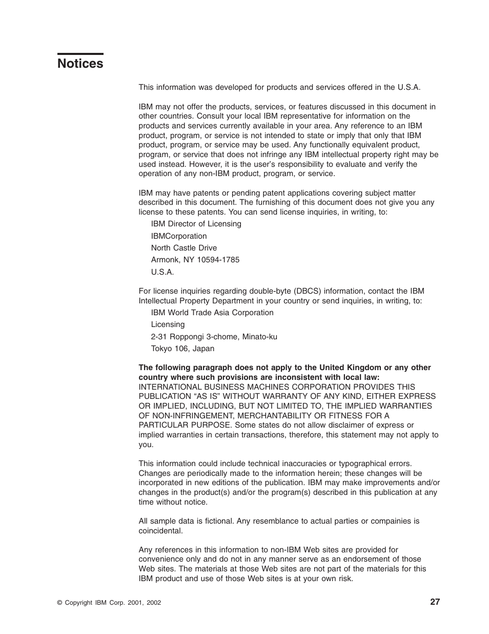 Notices | IBM G544-5774-01 User Manual | Page 39 / 56