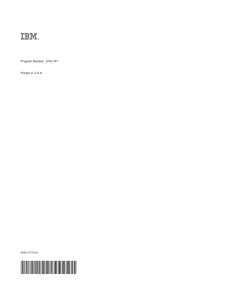 IBM G544-5774-01 User Manual | Page 56 / 56