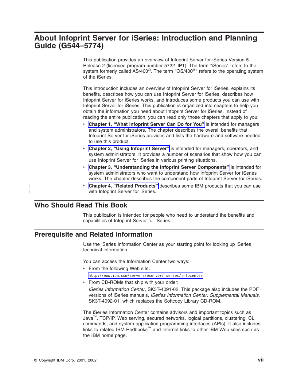 Who should read this book, Prerequisite and related information | IBM G544-5774-01 User Manual | Page 9 / 56