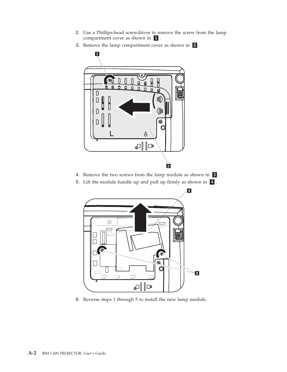 IBM PROJECTOR C400 User Manual | Page 54 / 94