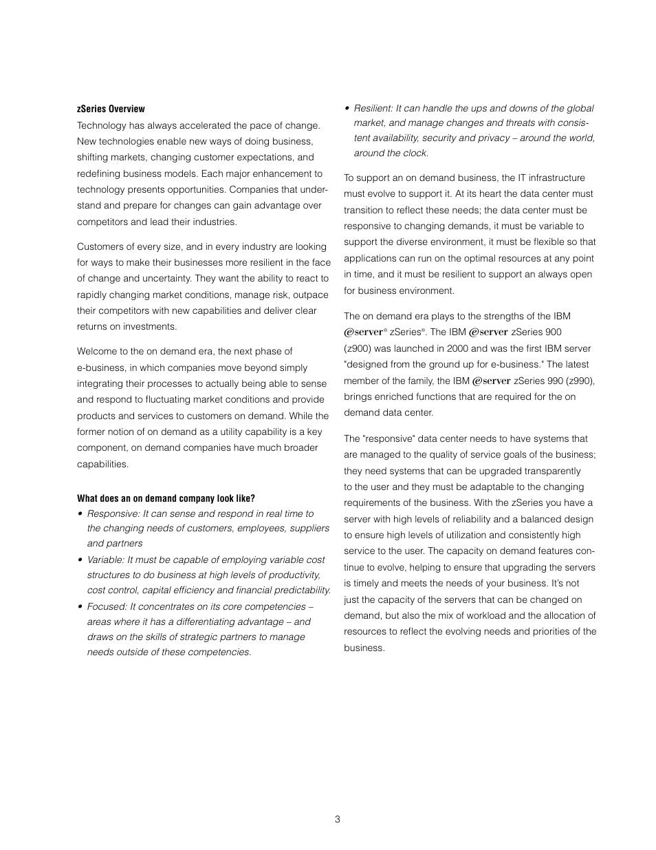 IBM z/OS User Manual | Page 3 / 88
