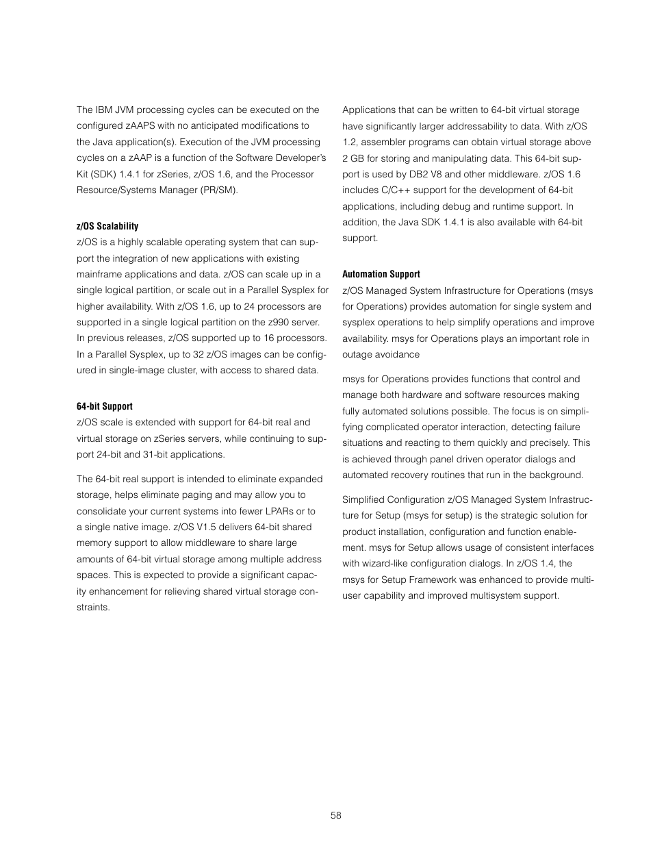 IBM z/OS User Manual | Page 58 / 88