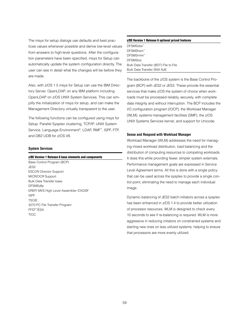 IBM z/OS User Manual | Page 59 / 88