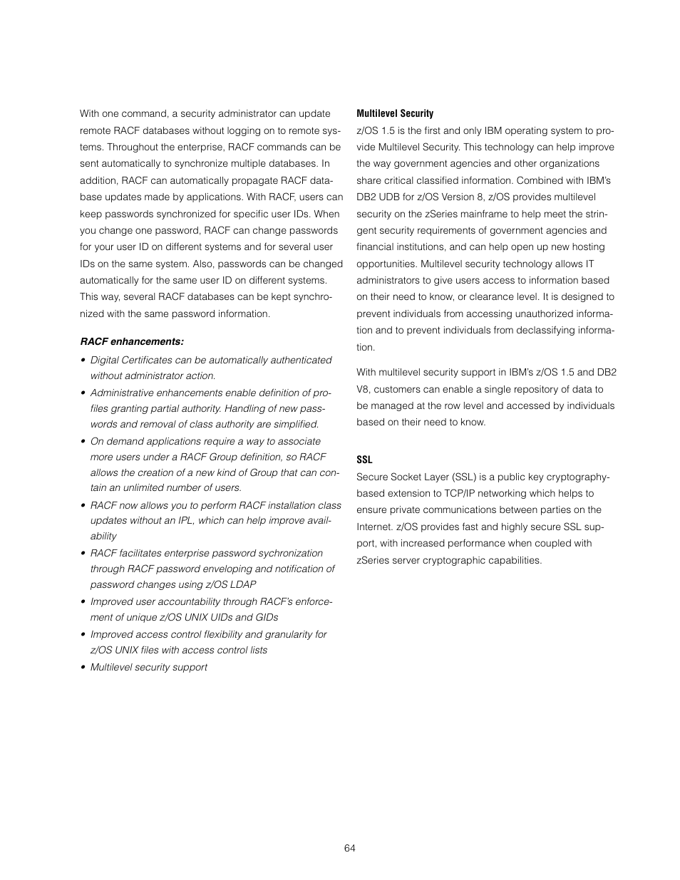 IBM z/OS User Manual | Page 64 / 88