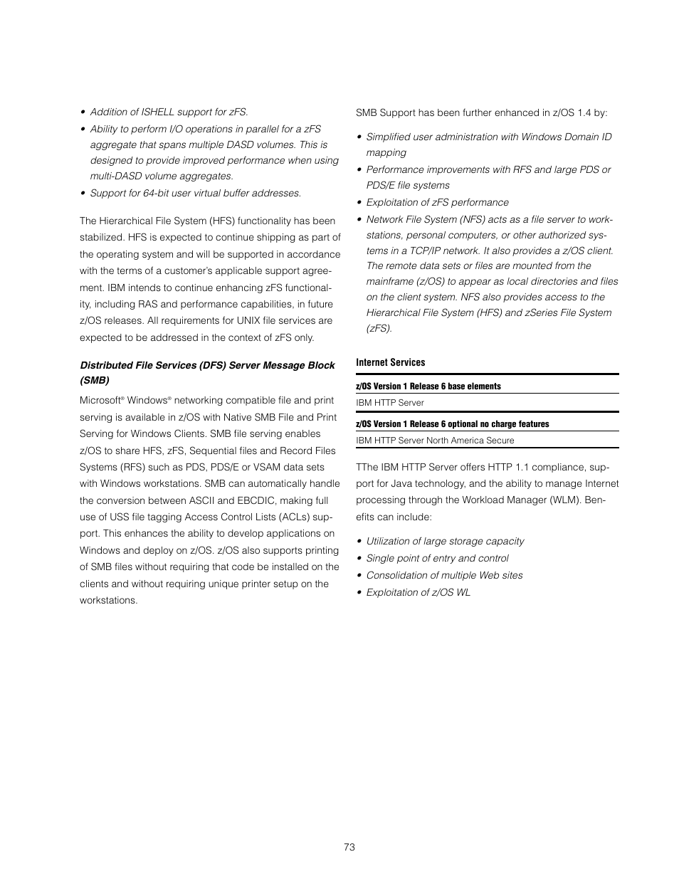 IBM z/OS User Manual | Page 73 / 88