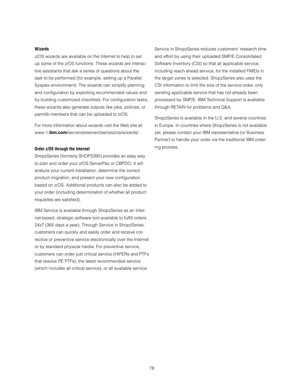 IBM z/OS User Manual | Page 78 / 88