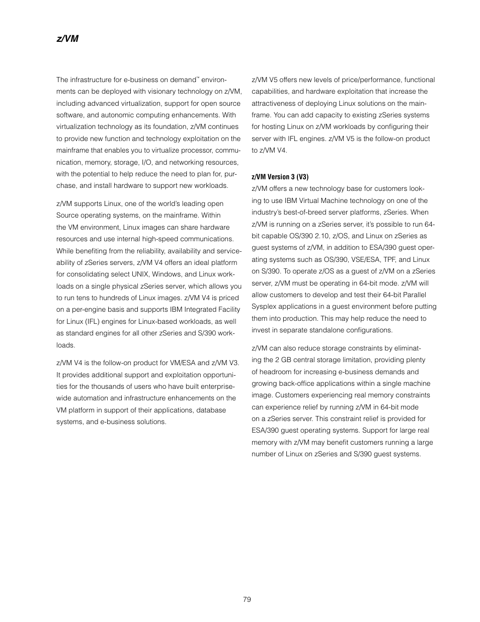 Z/vm | IBM z/OS User Manual | Page 79 / 88