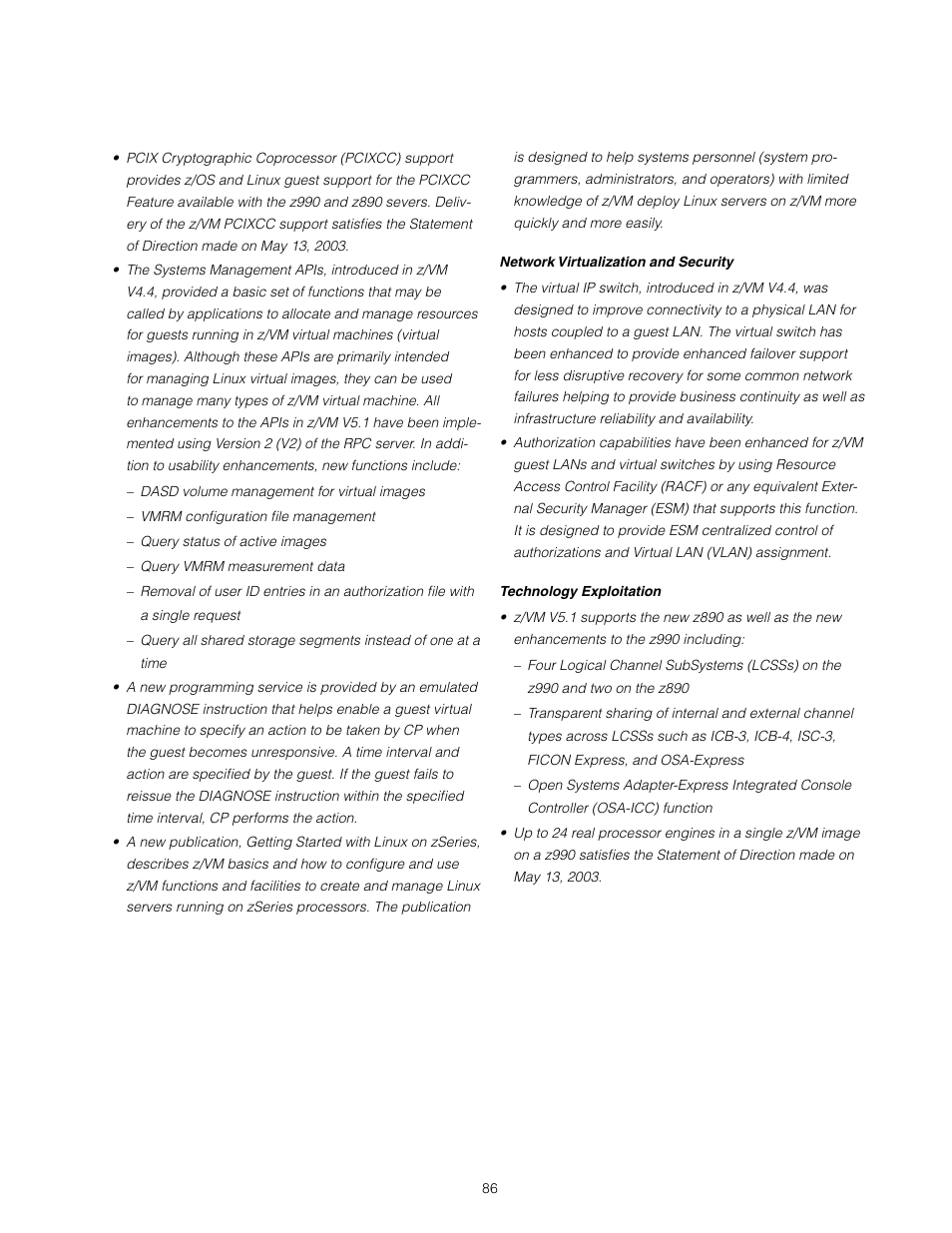 IBM z/OS User Manual | Page 86 / 88
