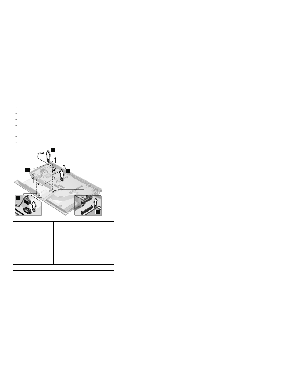 Audio cable and speaker cable | IBM 1412 User Manual | Page 57 / 91