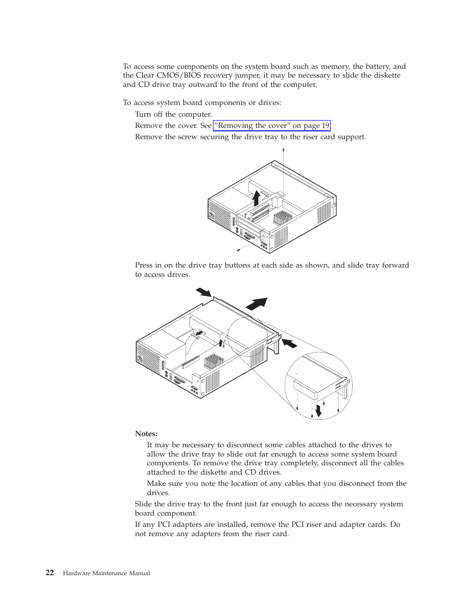 Accessing system board components and drives | IBM 8317 User Manual | Page 28 / 152