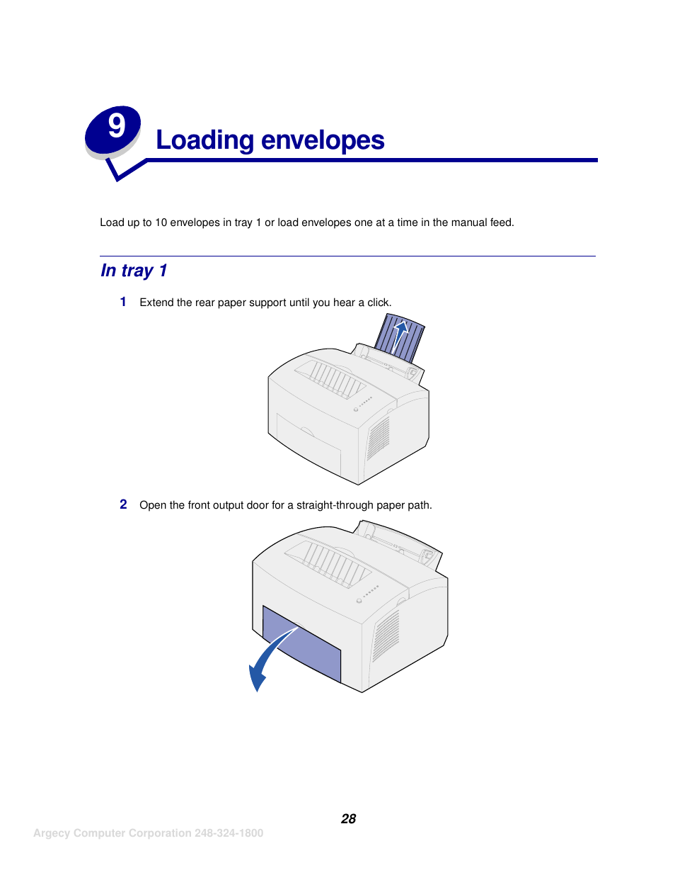 Loading envelopes | IBM INFOPRINT 1116 User Manual | Page 32 / 120