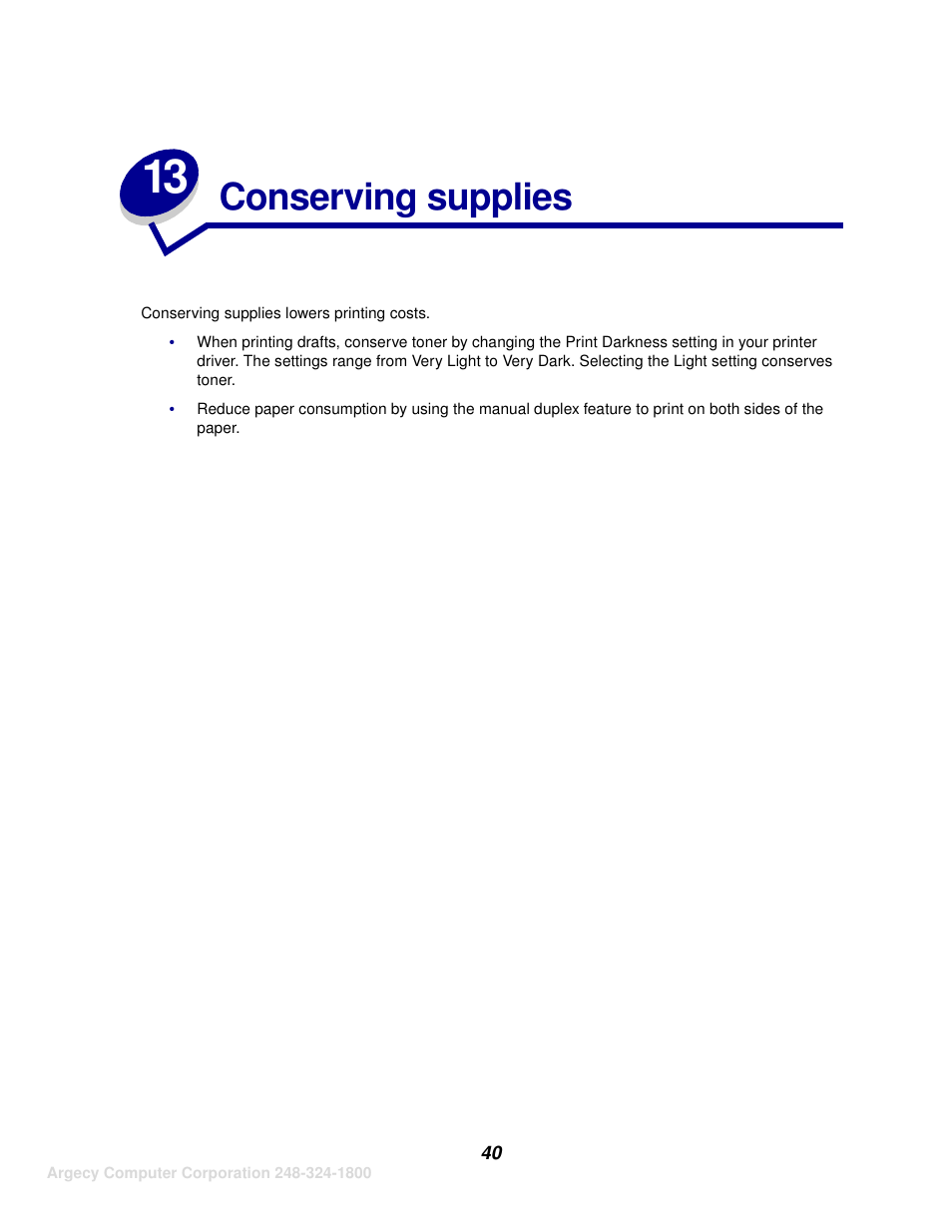 Conserving supplies | IBM INFOPRINT 1116 User Manual | Page 44 / 120