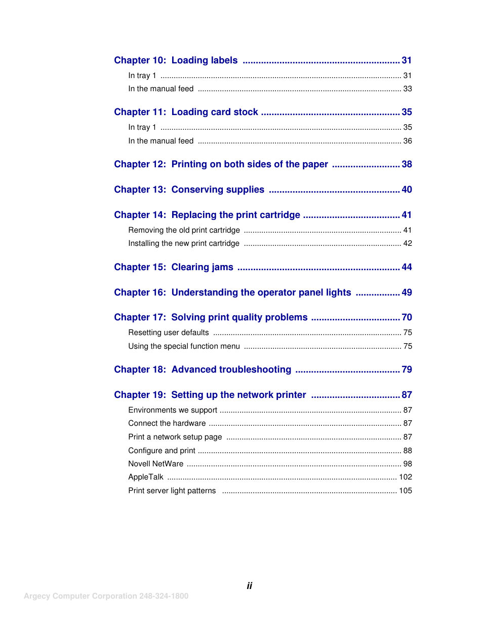 IBM INFOPRINT 1116 User Manual | Page 6 / 120