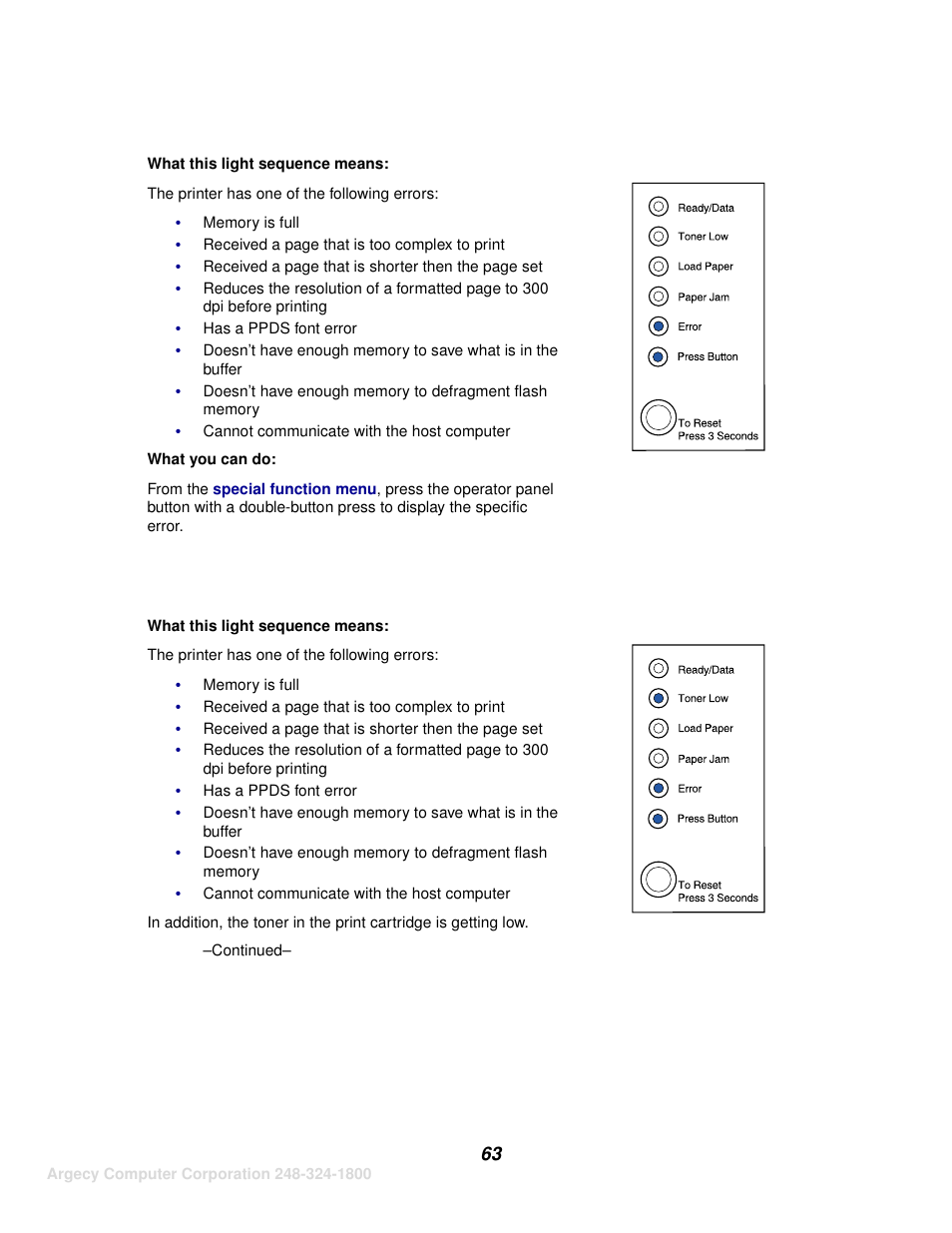 IBM INFOPRINT 1116 User Manual | Page 67 / 120