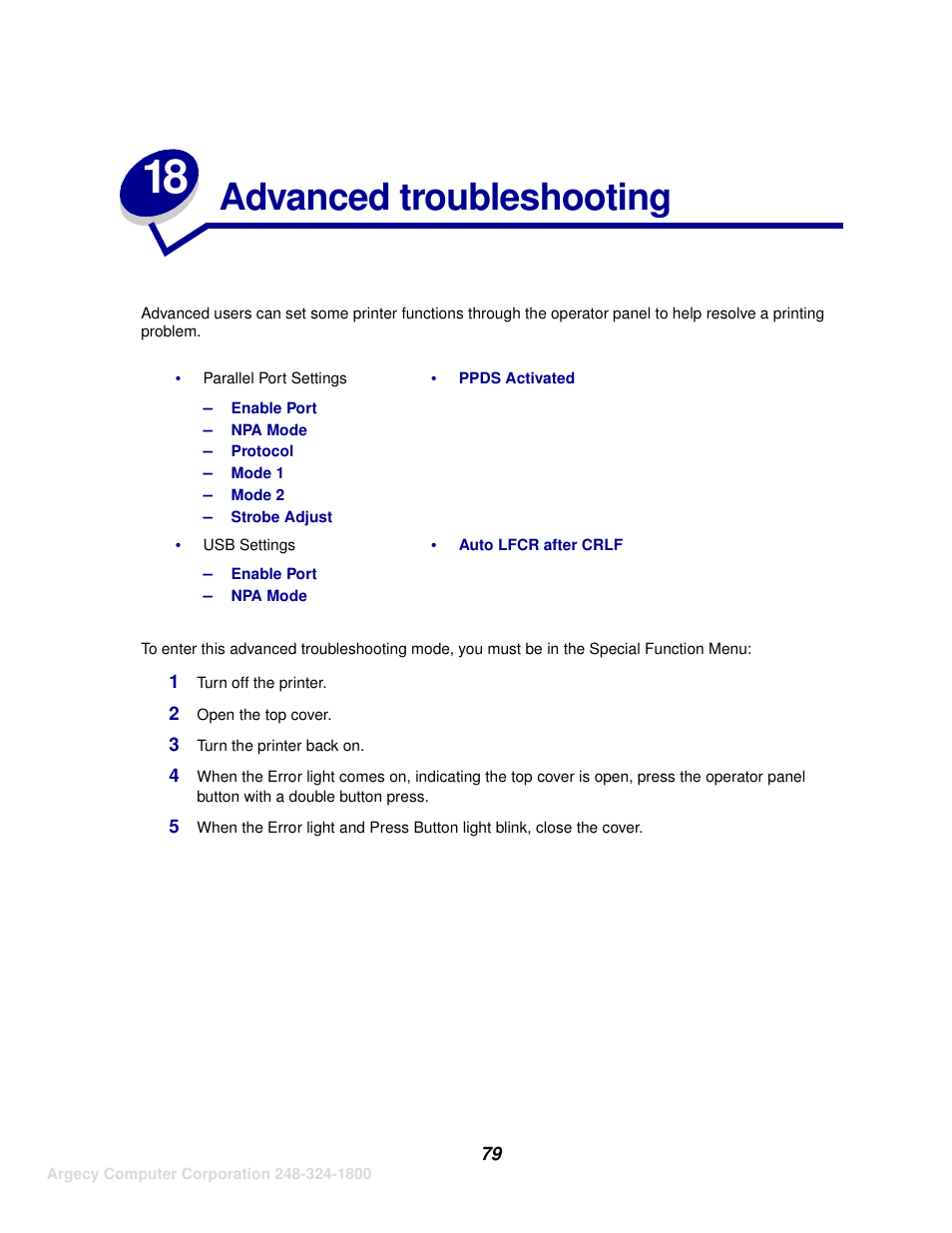 Advanced troubleshooting | IBM INFOPRINT 1116 User Manual | Page 83 / 120