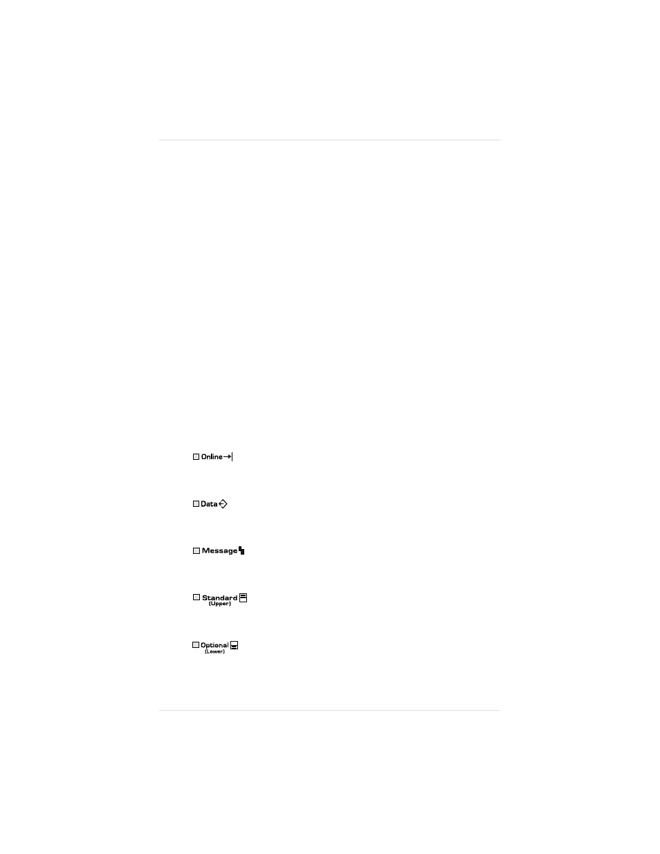 The lcd message window, The control panel leds | IBM 1800409-001A User Manual | Page 110 / 436