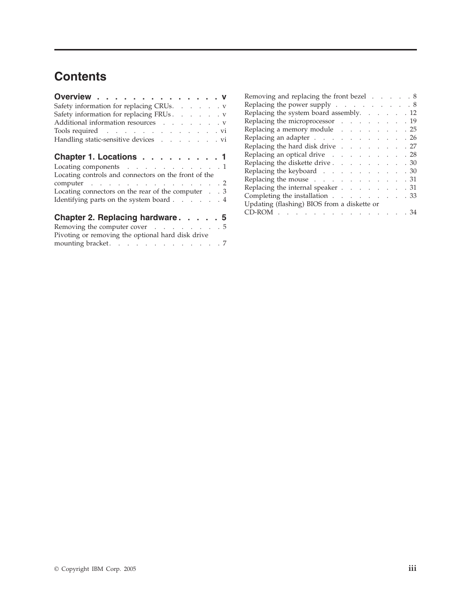 IBM THINKCENTRE 8123 User Manual | Page 5 / 44