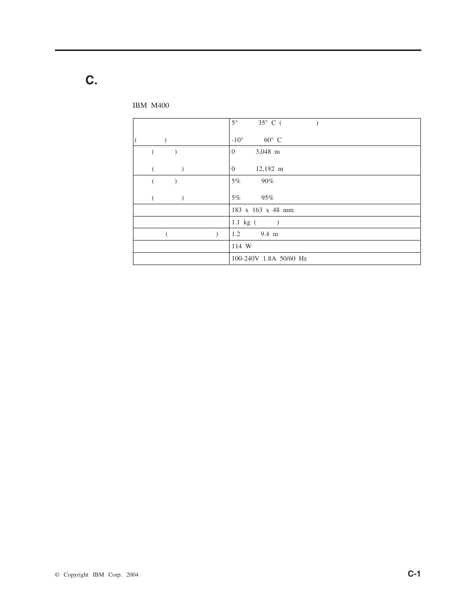 IBM M400 User Manual | Page 55 / 86