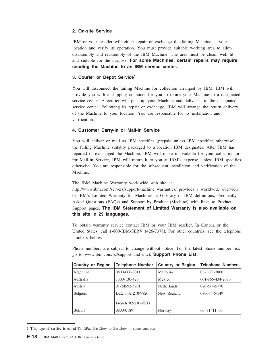 IBM M400 User Manual | Page 76 / 86