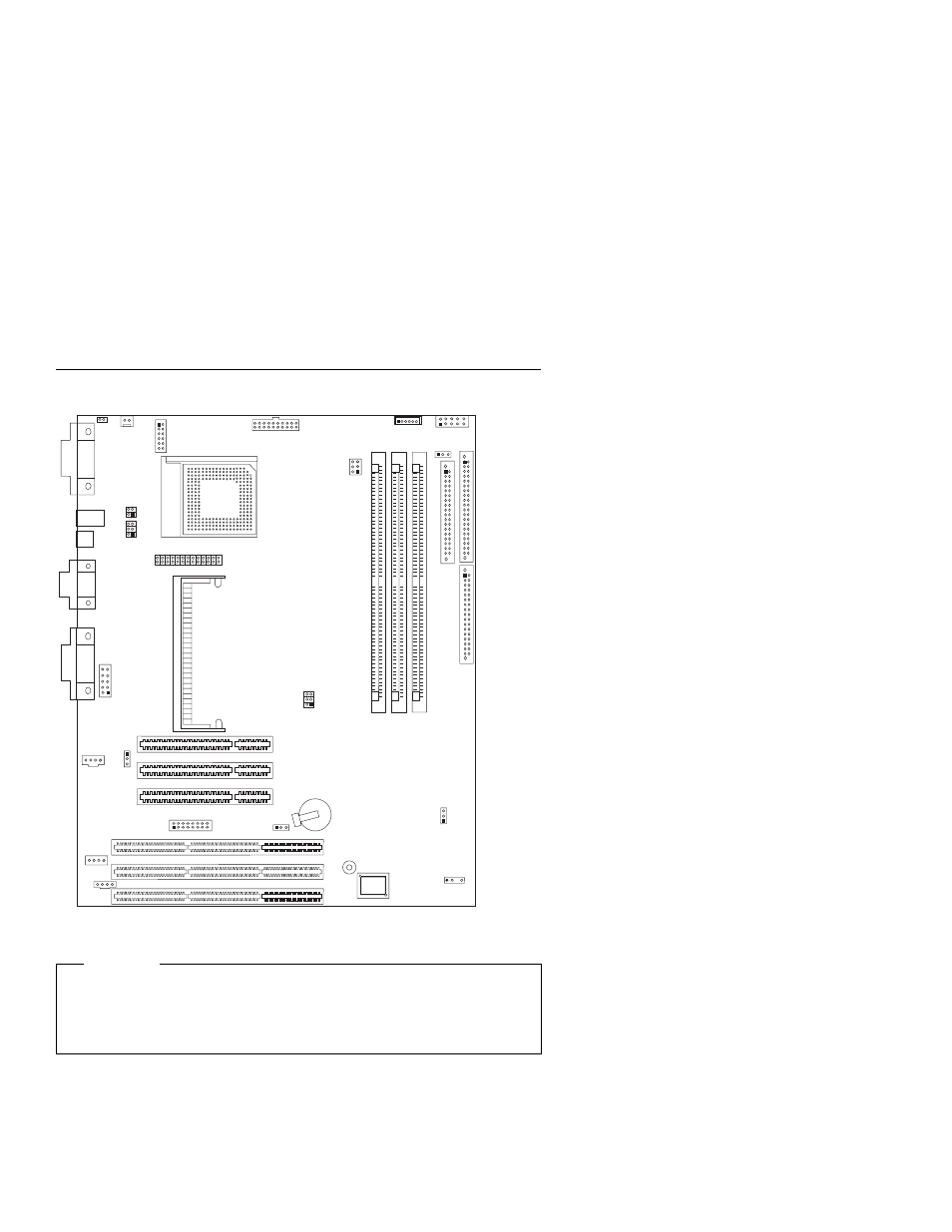 System board layout—type a-1 | IBM Aptiva 2142 User Manual | Page 150 / 212