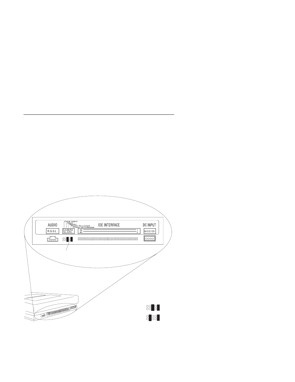 Cd/dvd-rom drive jumper settings | IBM Aptiva 2142 User Manual | Page 161 / 212