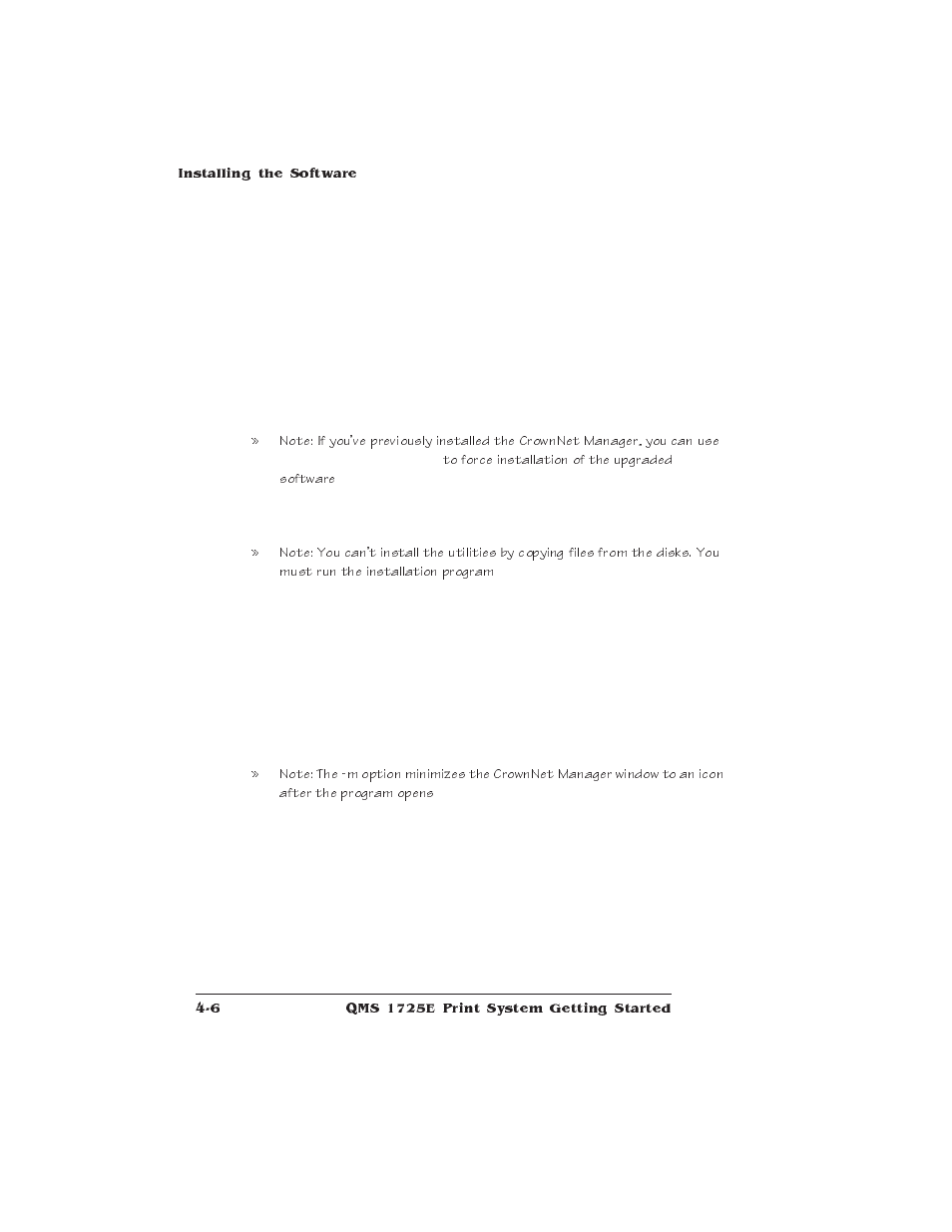 IBM Print System QMS 1725E User Manual | Page 58 / 94