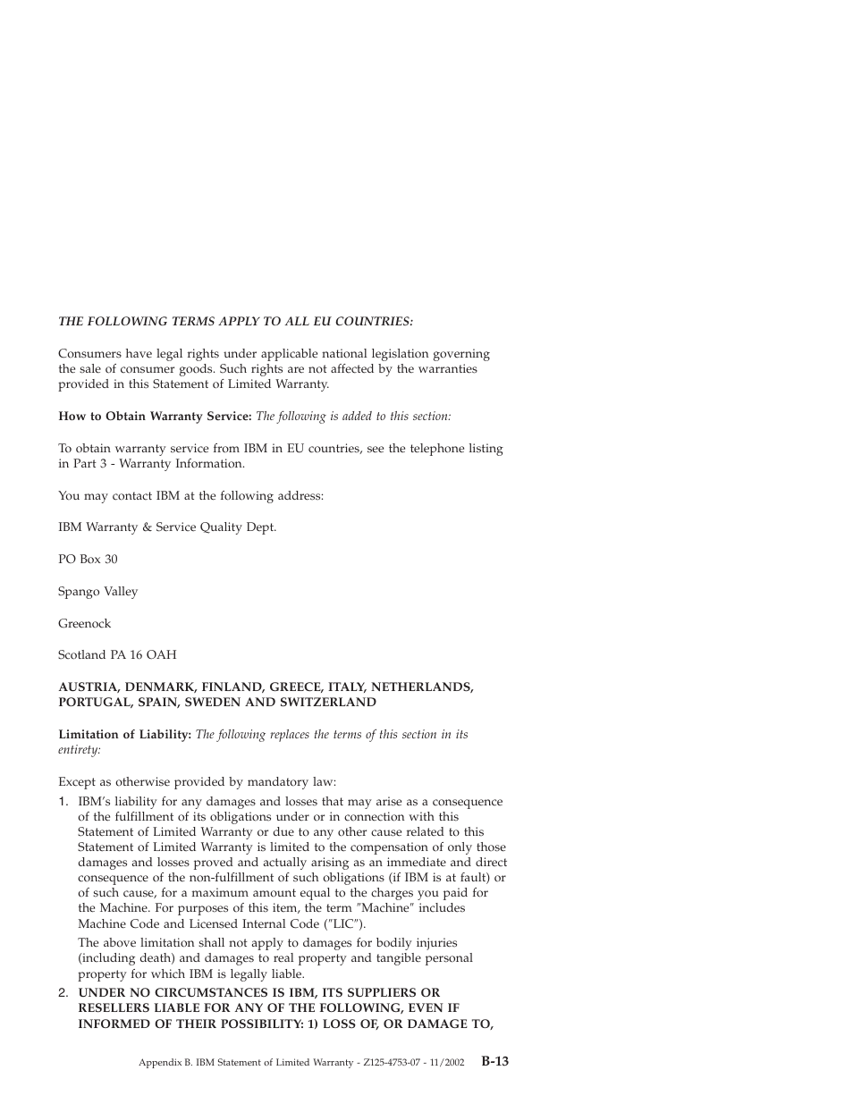 IBM 22P9189 User Manual | Page 125 / 138