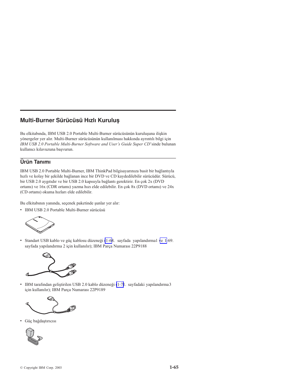 Multi-burner, Sürücüsü, Hızlı | Kuruluş, Ürün, Tanımı | IBM 22P9189 User Manual | Page 79 / 138