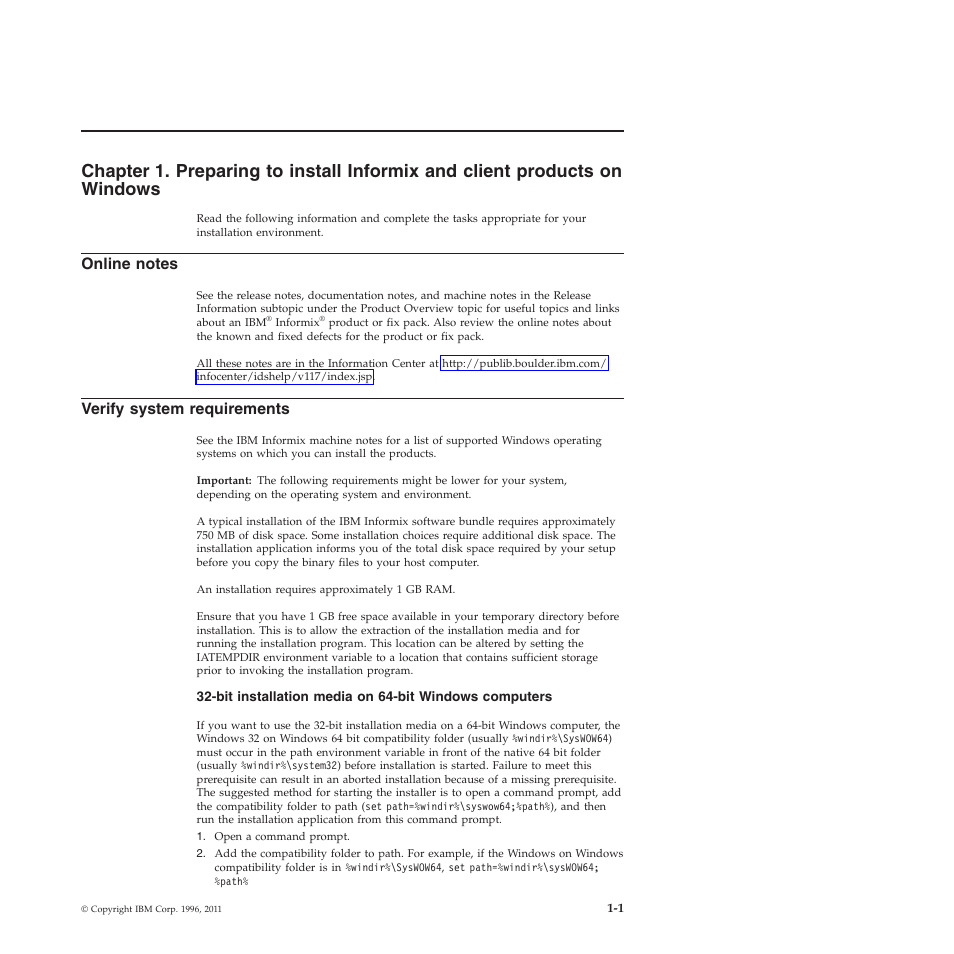 Online notes, Verify system requirements | IBM GC23-7753-05 User Manual | Page 15 / 56