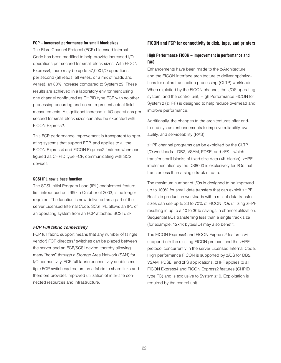 IBM Z10 BUISNESS CLASS Z10 BC User Manual | Page 22 / 67