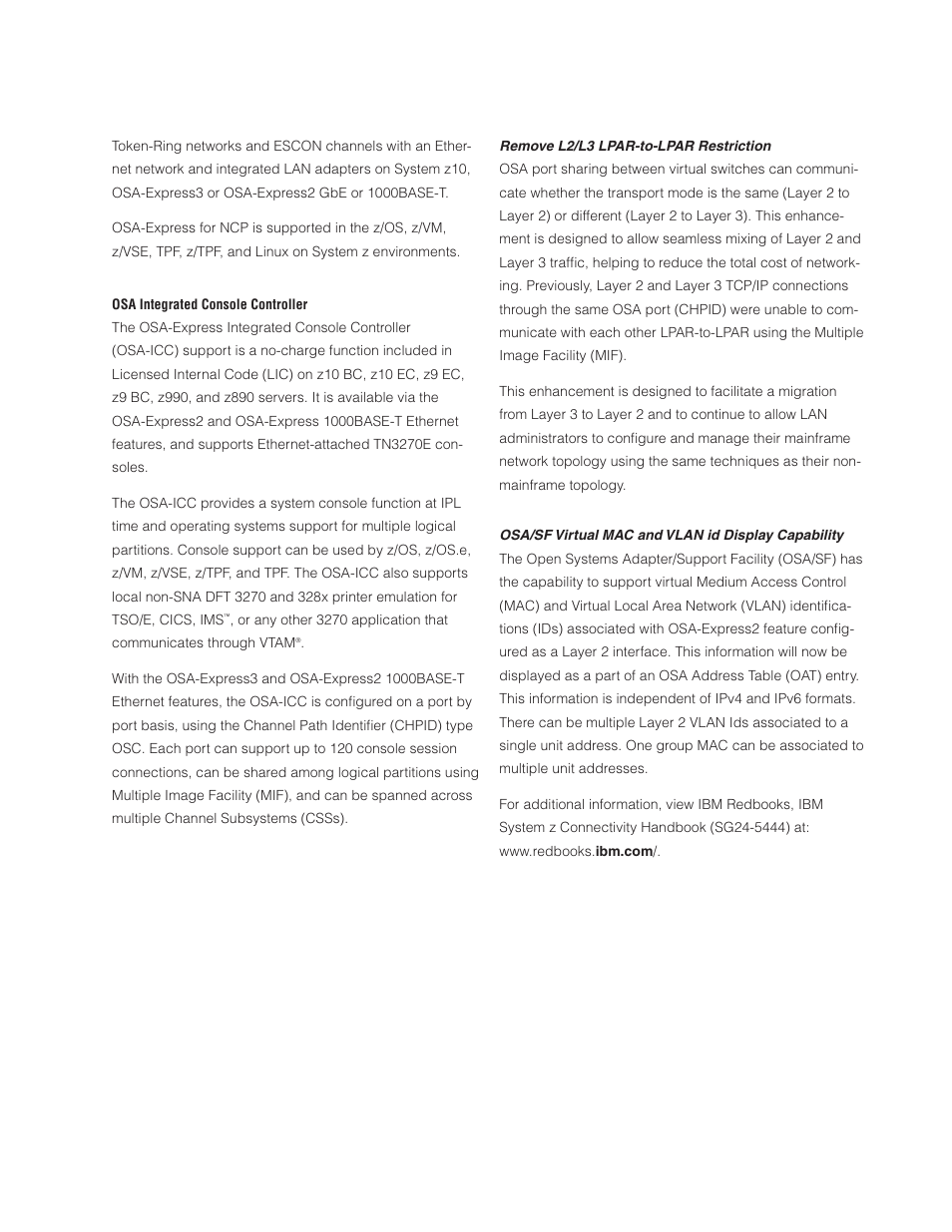 IBM Z10 BUISNESS CLASS Z10 BC User Manual | Page 33 / 67