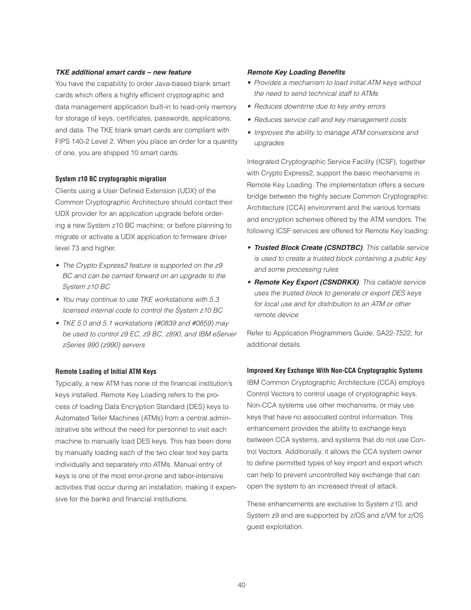IBM Z10 BUISNESS CLASS Z10 BC User Manual | Page 40 / 67