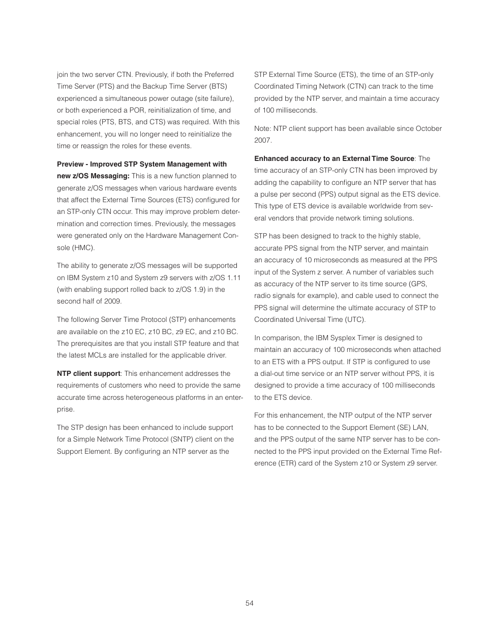 IBM Z10 BUISNESS CLASS Z10 BC User Manual | Page 54 / 67
