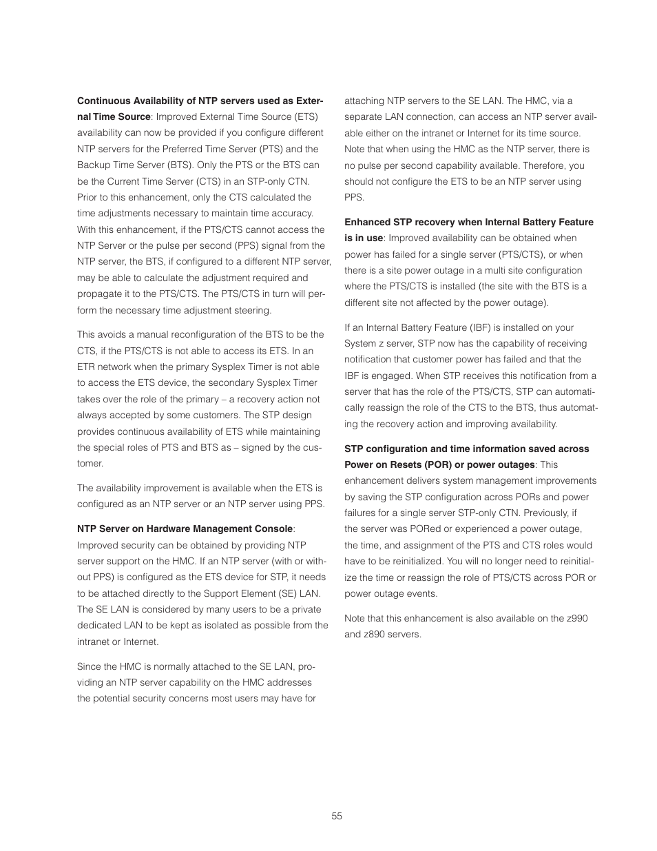 IBM Z10 BUISNESS CLASS Z10 BC User Manual | Page 55 / 67