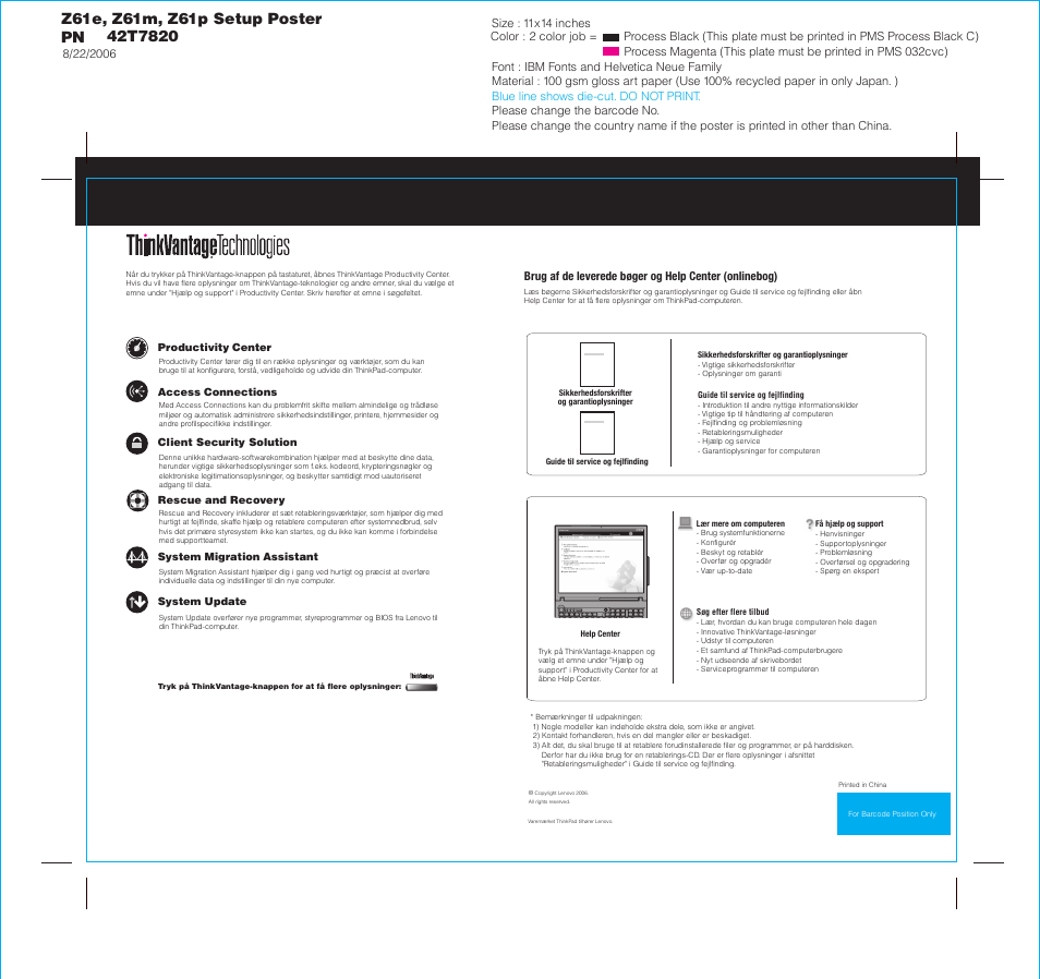 IBM THINKPAD Z61P User Manual | Page 2 / 2