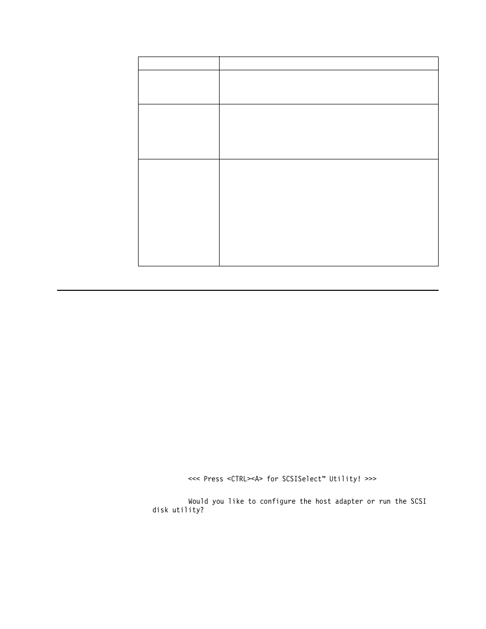 Using the scsiselect utility program, Starting the scsiselect utility program | IBM 220 User Manual | Page 27 / 148