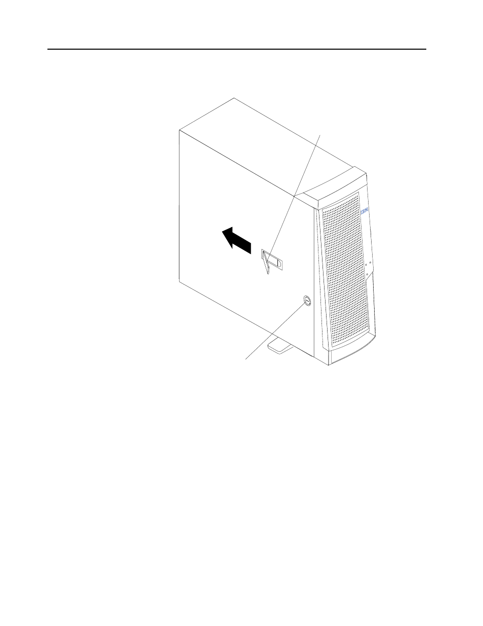 Removing the side cover | IBM 220 User Manual | Page 48 / 148