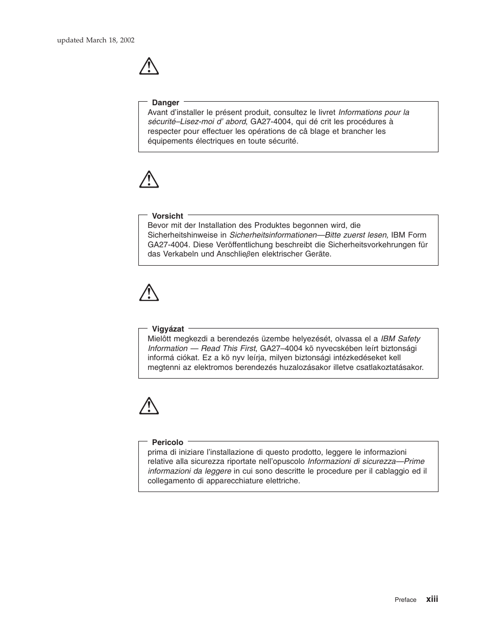 IBM TM7 User Manual | Page 13 / 210