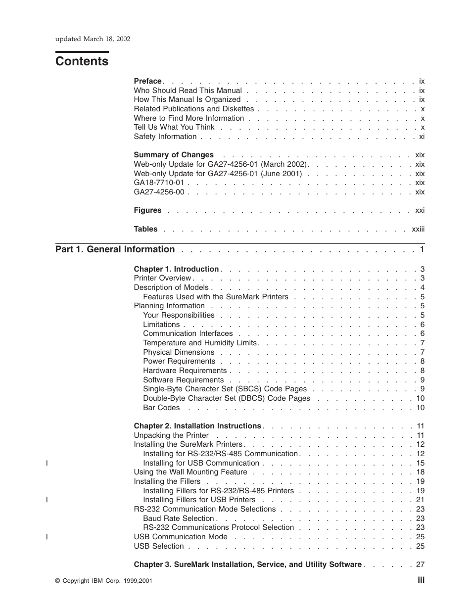 IBM TM7 User Manual | Page 3 / 210