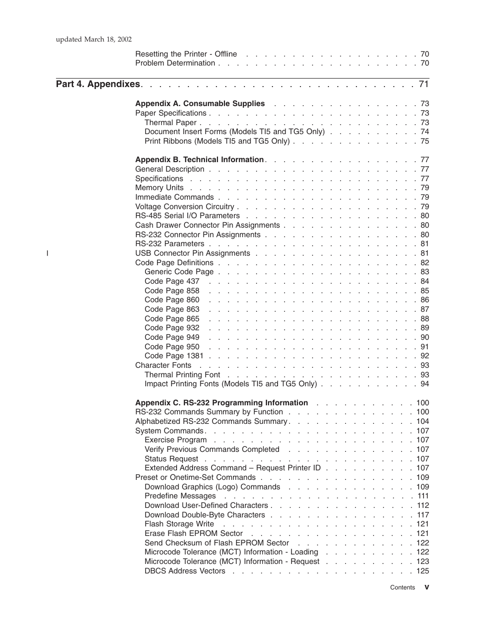 IBM TM7 User Manual | Page 5 / 210