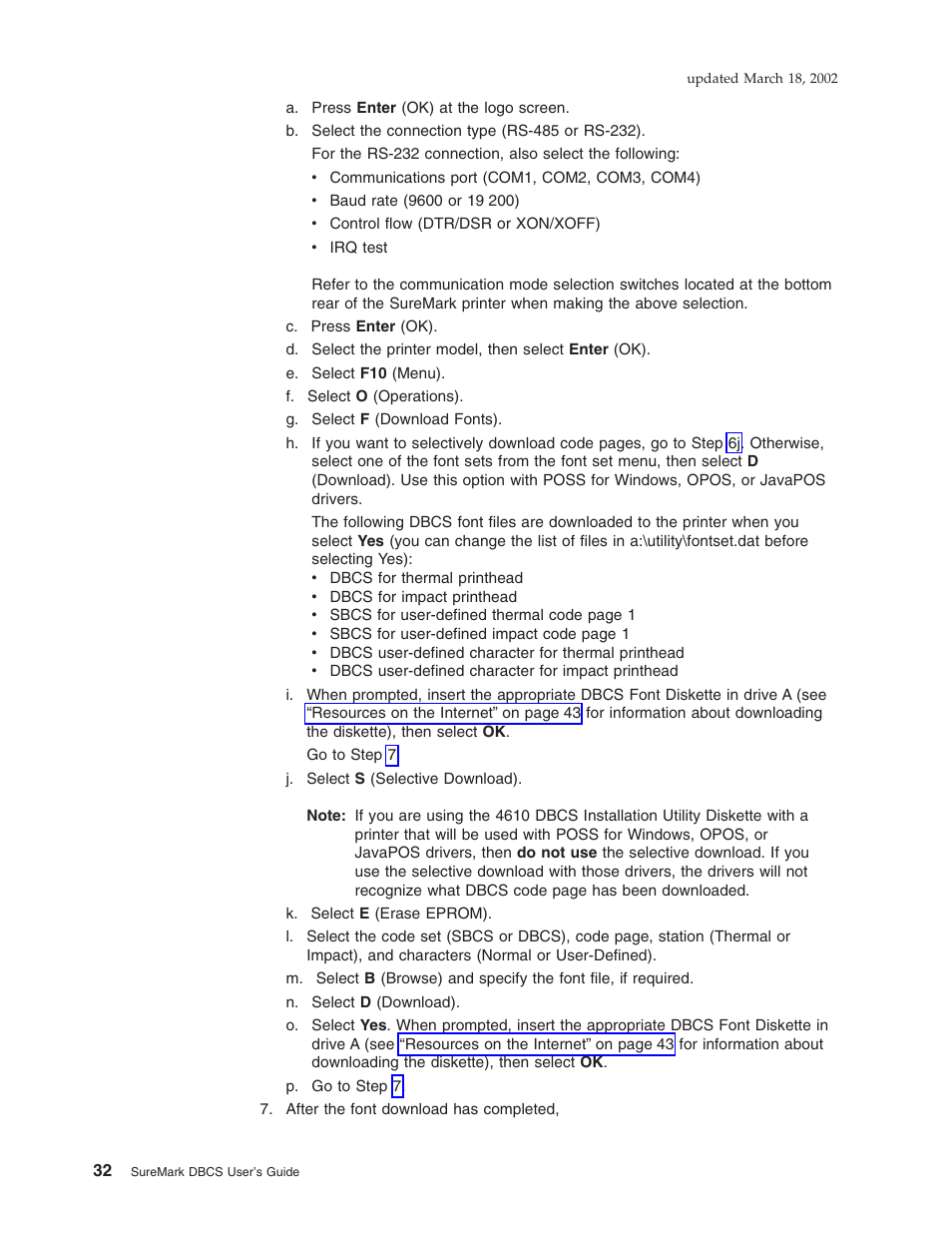 IBM TM7 User Manual | Page 56 / 210