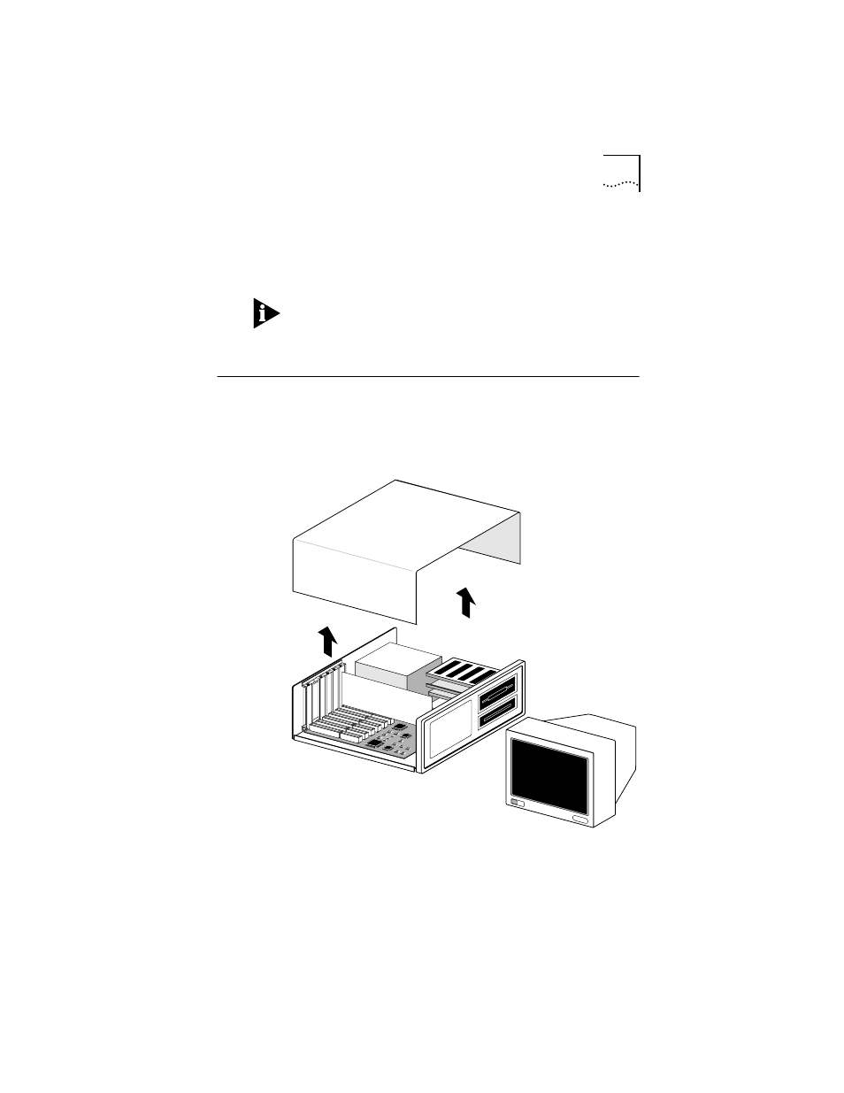 4 check the adapter for any visible signs of damag, Installing the adapter, 1 remove the pc’s cover and choose an empty expans | Figure2-2 removing the cover, Installing the adapter 2-5 | IBM 09-0572-000 User Manual | Page 23 / 101