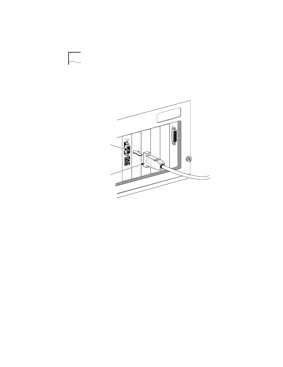 Connecting to shielded twisted-pair (stp) cable, 1 locate the adapter’s db-9 connector on the backp, Figure2-5 attaching the stp cable with the db-9 c | 2 locate the db-9 connector on the shielded twiste, 3 connect the cable’s db-9 connector to the adapte, 4 connect the other end of the cable to a network | IBM 09-0572-000 User Manual | Page 26 / 101