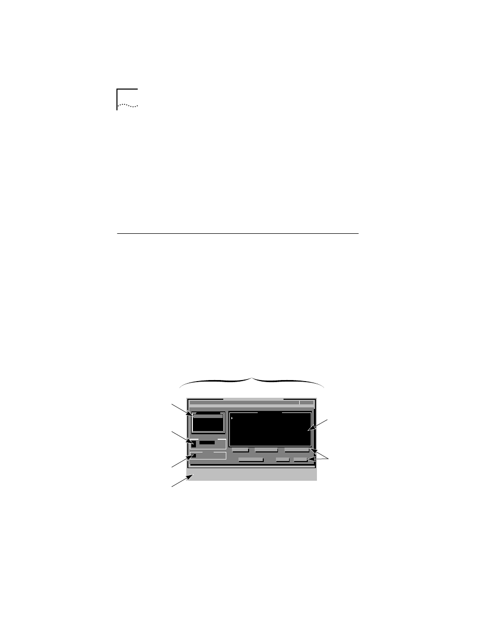 Using the file options, Load: loads a file from a selected directory, Save: lets you save the currently displayed inform | Print: prints the information currently displayed, Cancel: lets you cancel the present operation, Help, Figurea-2 sample dialog box, Using the file options a-4, Help a-4, A-4 a | IBM 09-0572-000 User Manual | Page 74 / 101